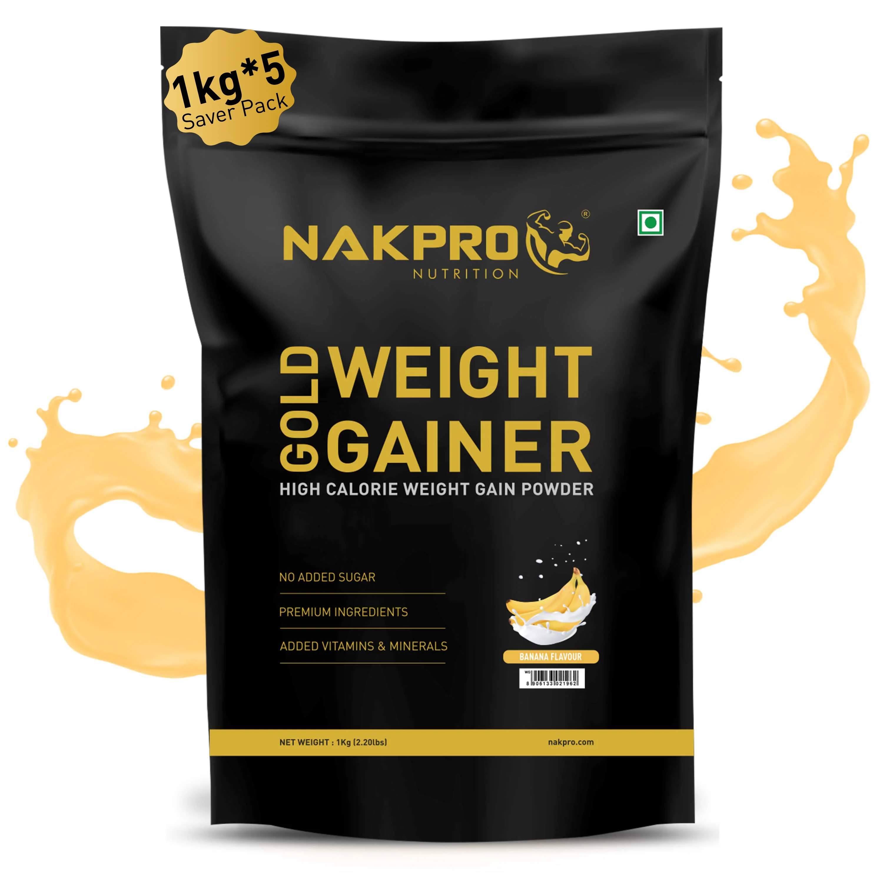 Gold Weight Gainer | High Calorie Weight Gain Powder - Image 23