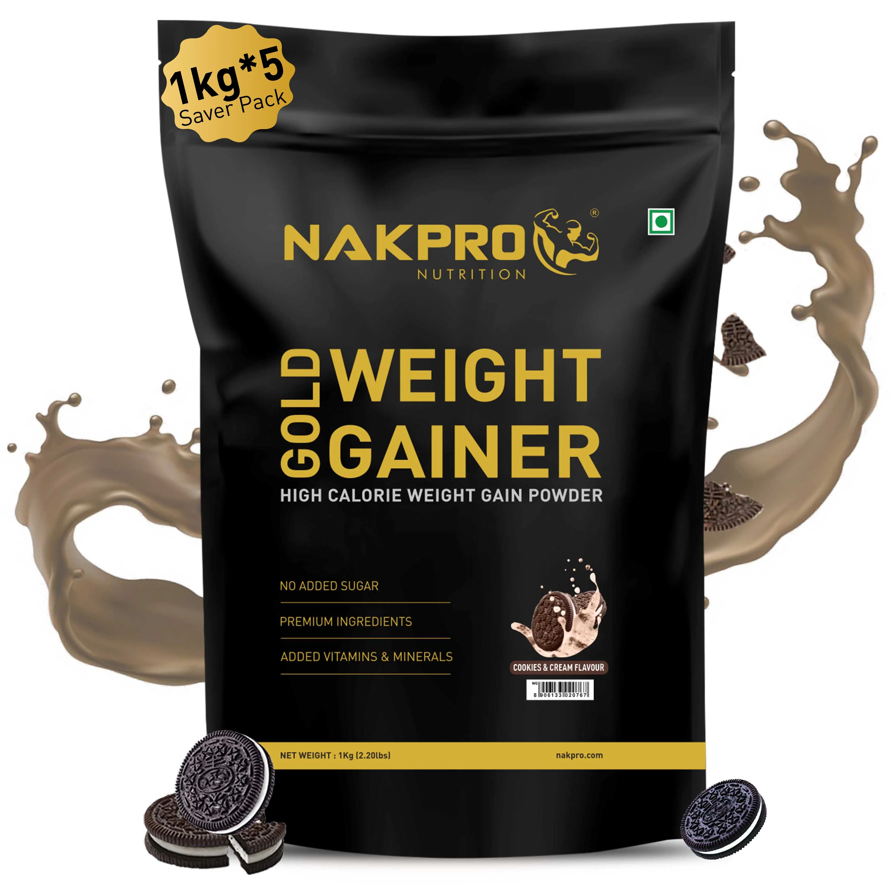 Gold Weight Gainer | High Calorie Weight Gain Powder - Image 34