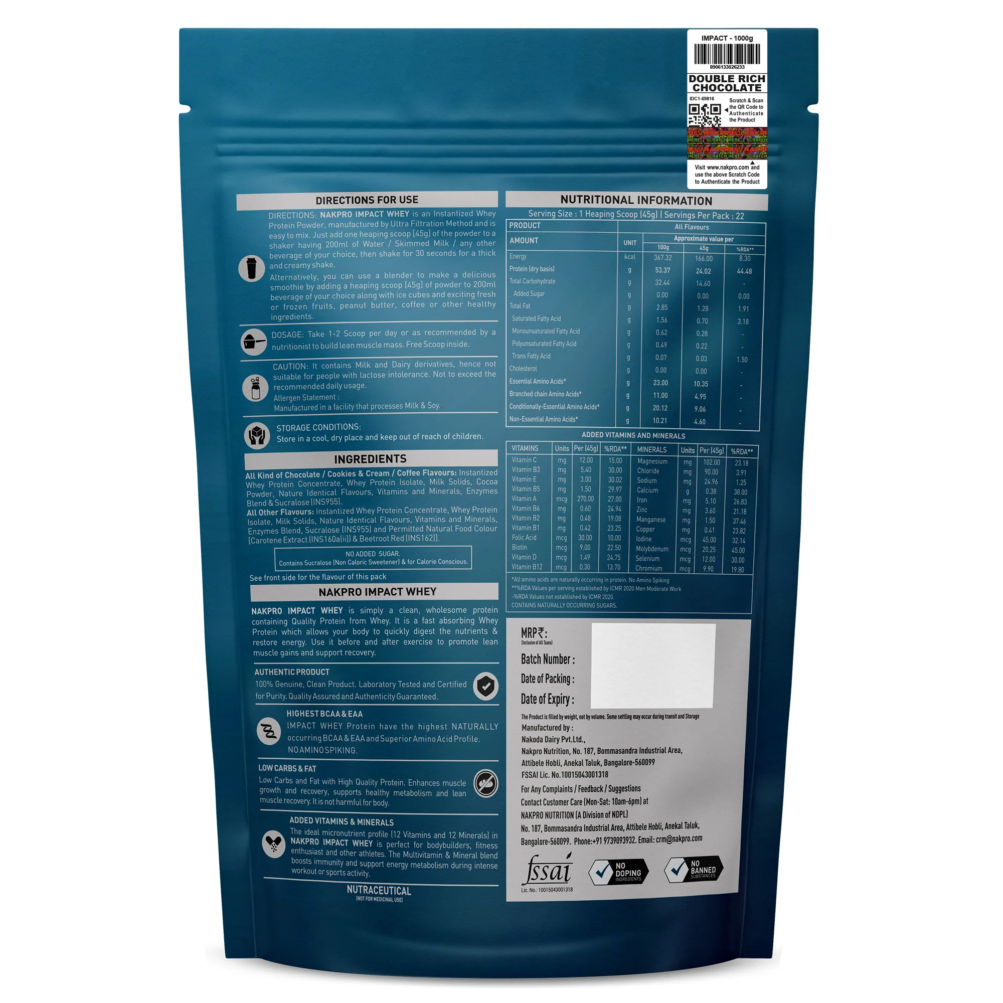 Nakpro Impact Whey Protein Blend - Image 28
