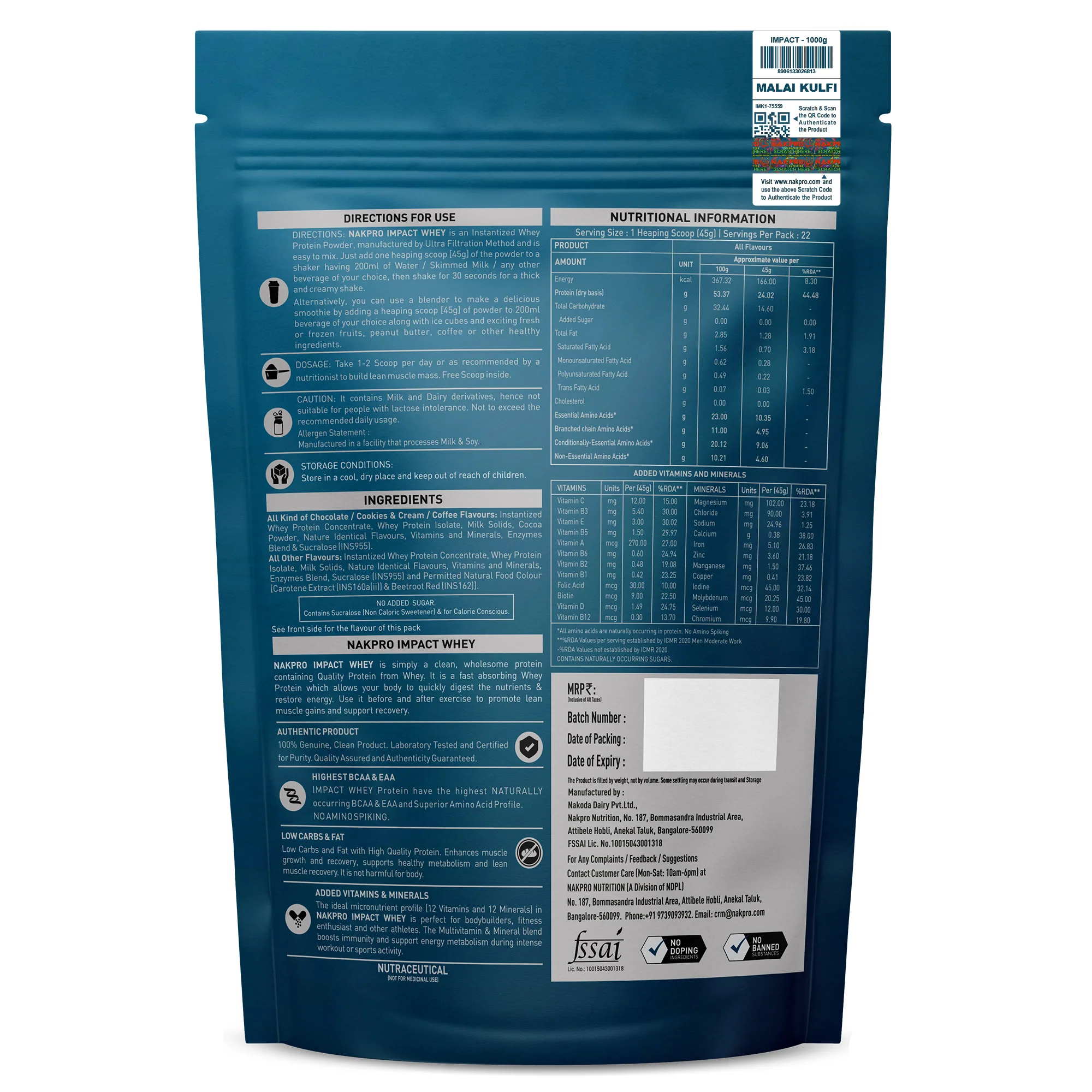 Nakpro Impact Whey Protein Blend - Image 30