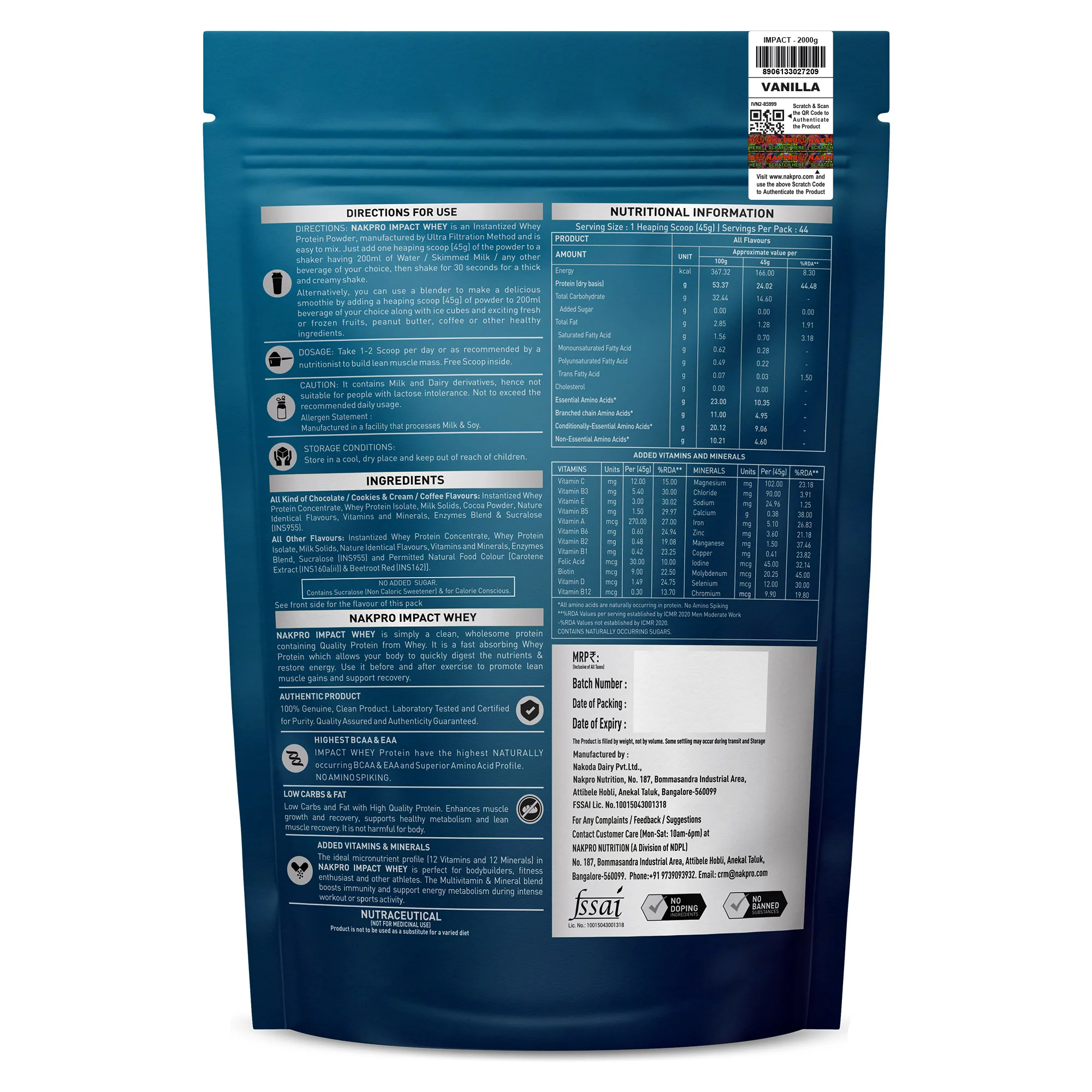 Nakpro Impact Whey Protein Blend - Image 38