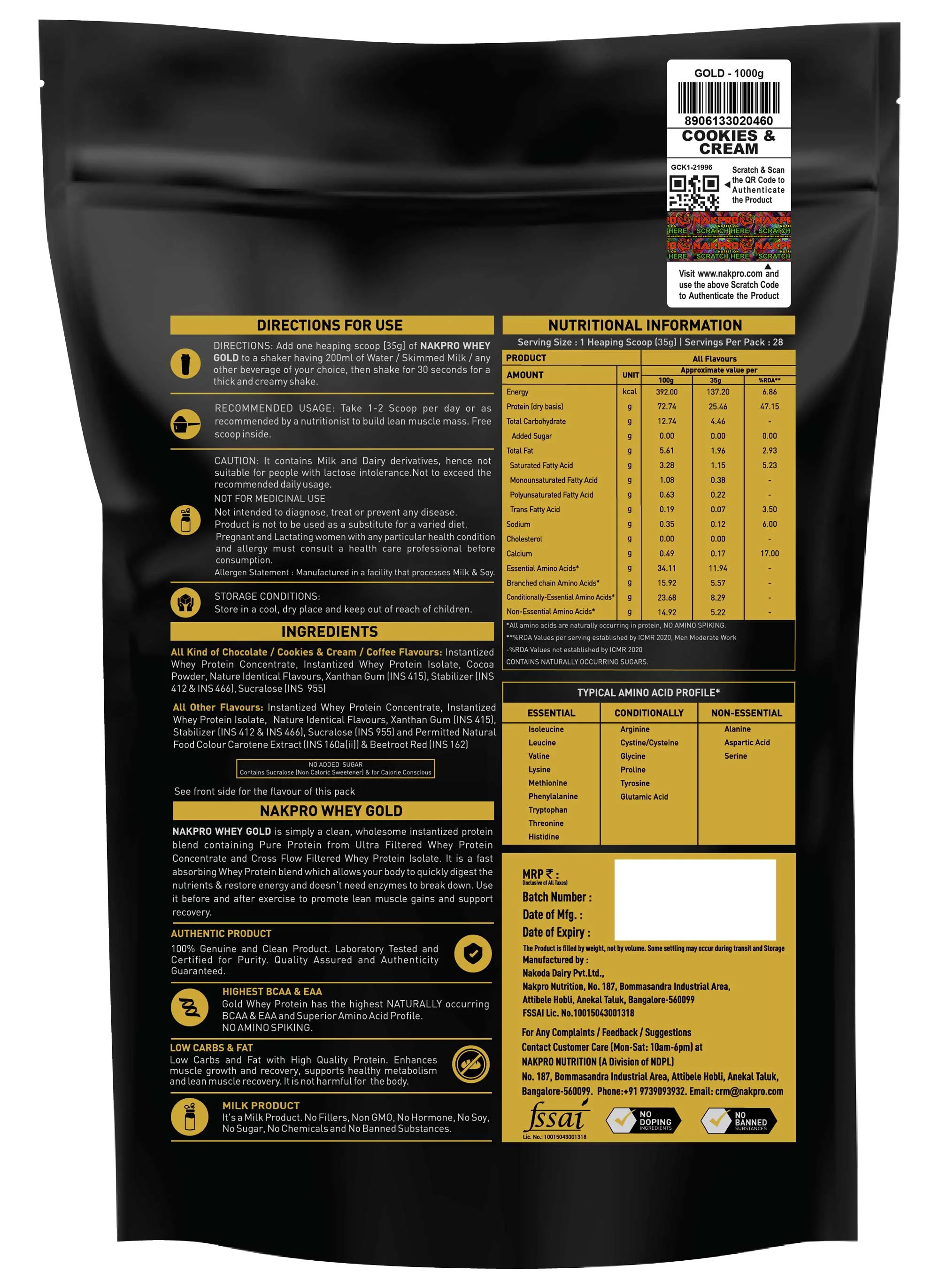 Whey Gold Whey Protein Blend - Image 54