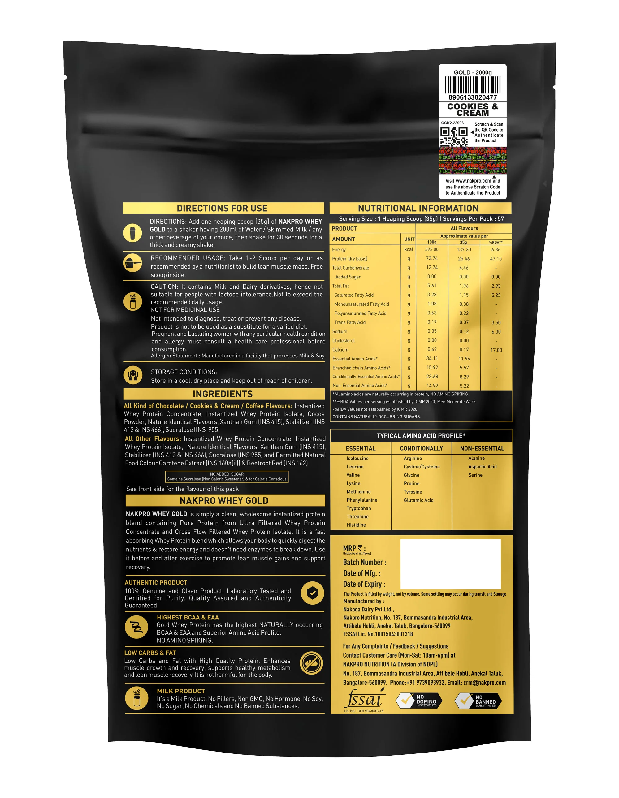 Whey Gold Whey Protein Blend - Image 66