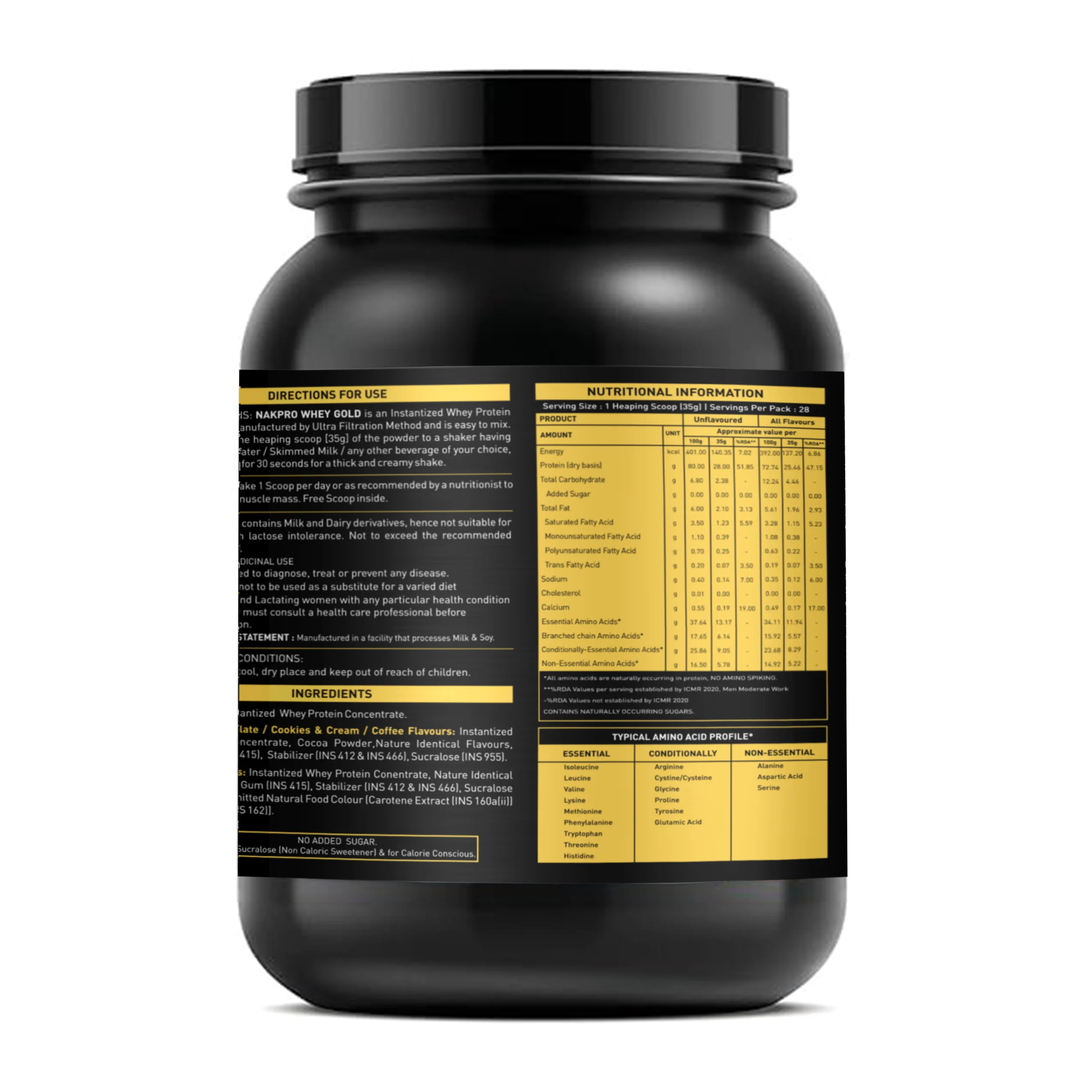 Nakpro Whey Gold Protein Concentrate - Image 6
