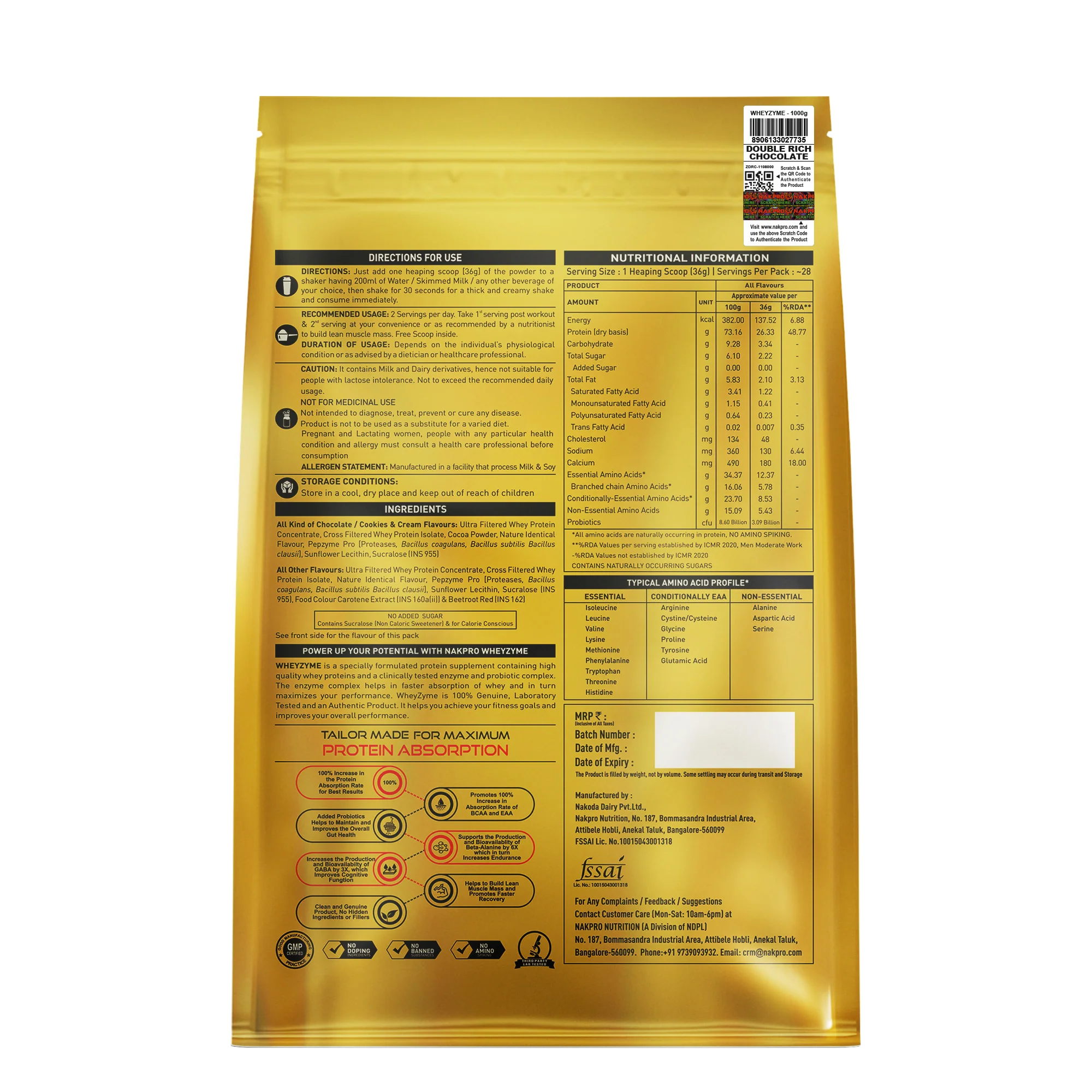 Wheyzyme Whey Protein Blend with Digestive Enzyme - Image 13